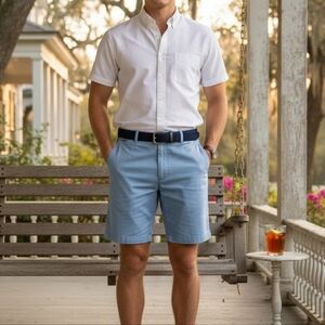 Vineyard‎ Vines Shep & Ian Blue Chino Shorts Size 35 , Preppy Southern Golf